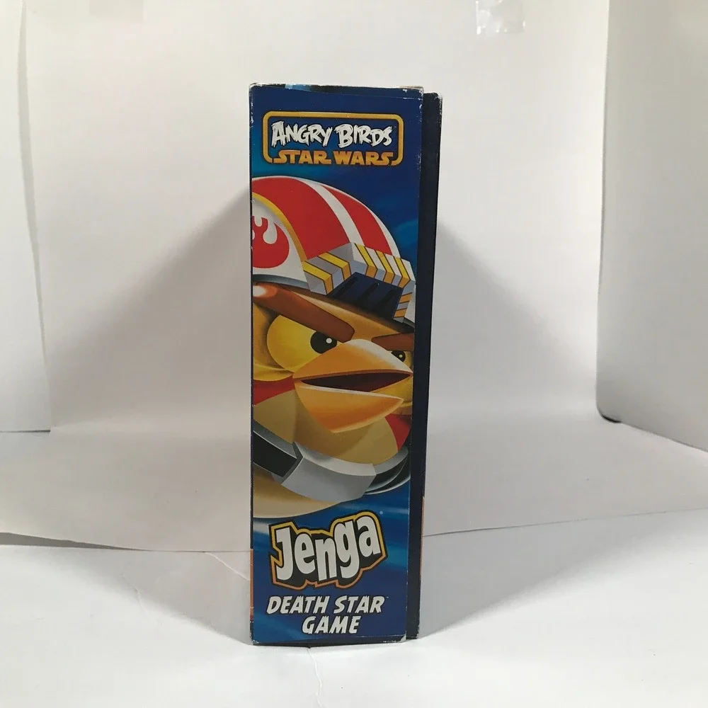 Hasbro Angry Birds Star Wars Jenga‎ Death Star Game A2845 w/ Exclusive Chewbacca